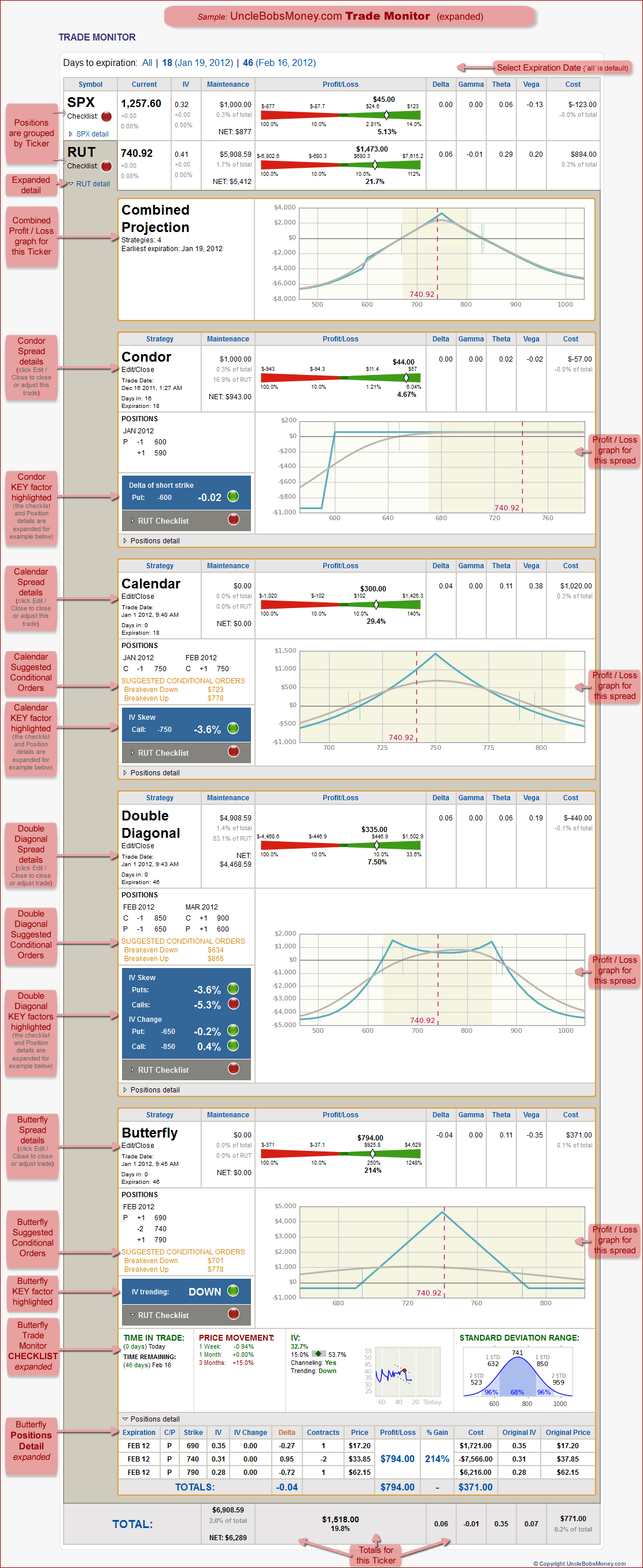 Trade Monitor screen shot