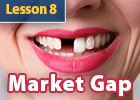 The main risk when trading Options is a market gap.