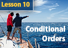 It is strongly recommended to have conditional orders in case there is a sudden market movement.